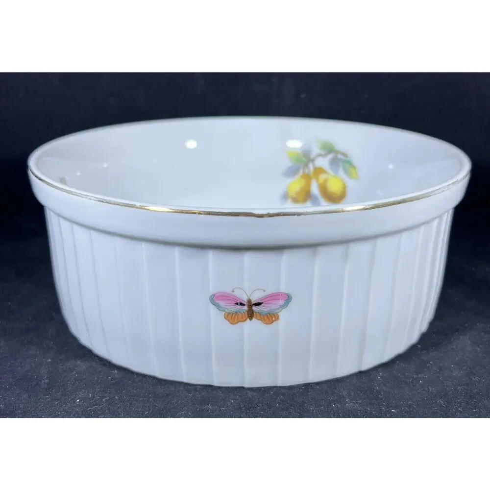 Andrea By Sadek Cookware Fruit Pattern 7333 Oven To Table‎ Casserole Dish